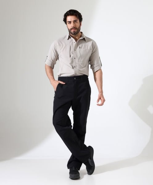 Erkek Outdoor Kışlık Softshell Pantolon Siyah