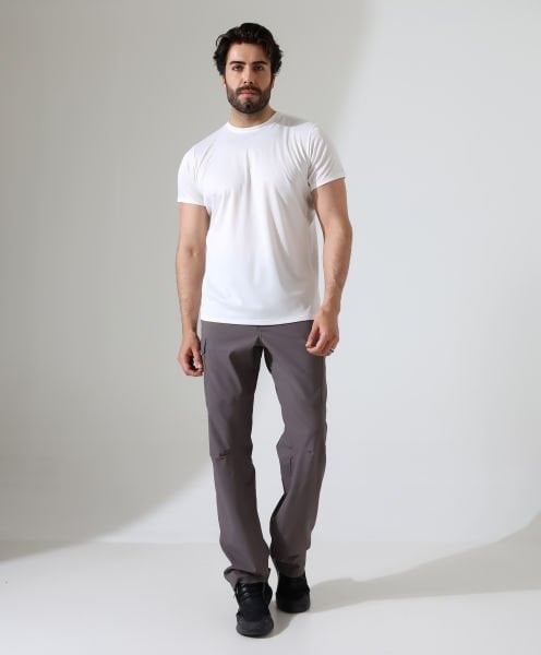 Erkek Outdoor T-shirt Beyaz