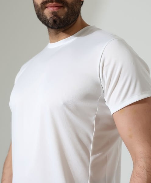 Erkek Outdoor T-shirt Beyaz
