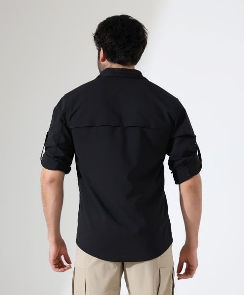 Erkek Outdoor Taktik Gömlek Armour Siyah