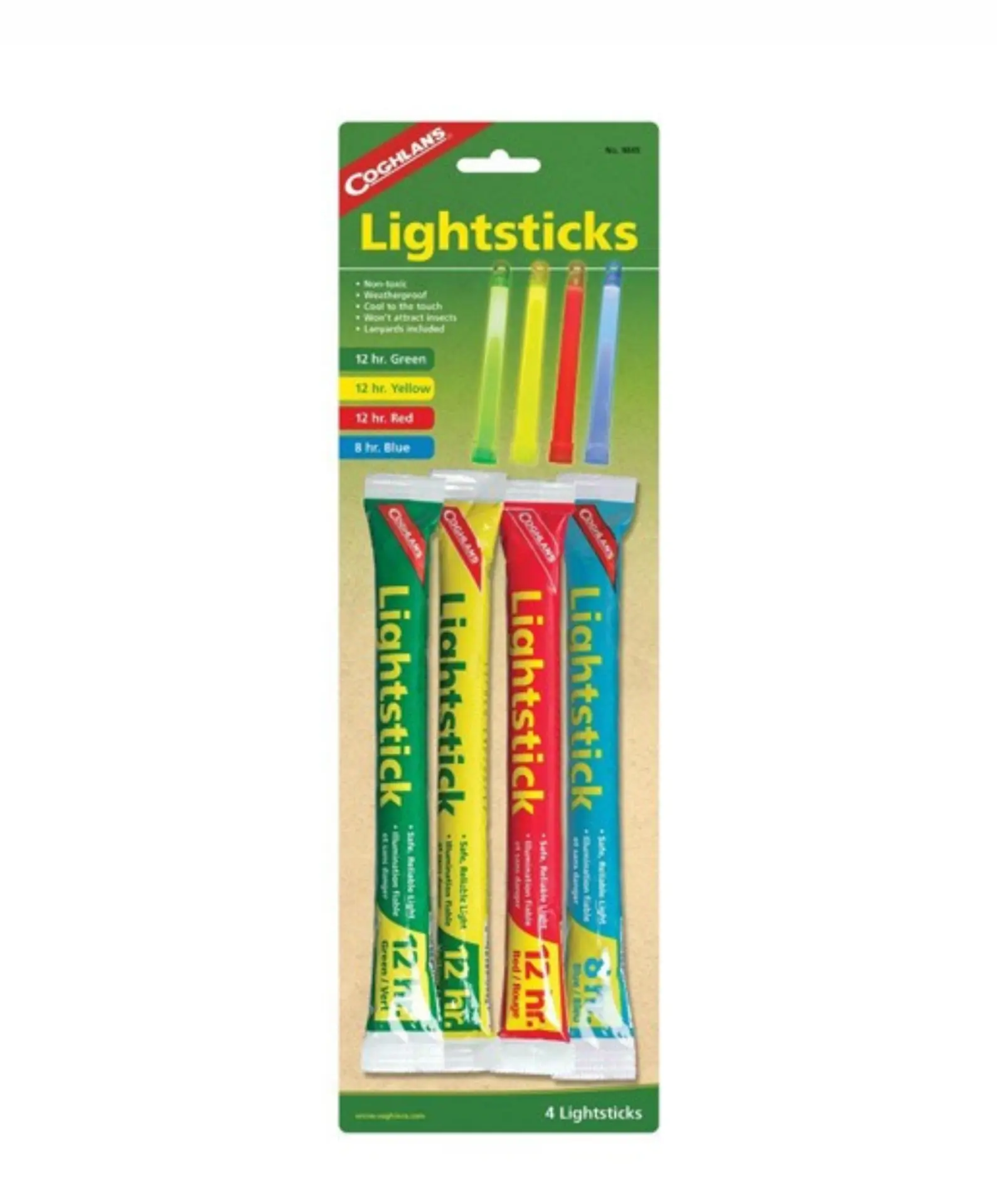 Coghlans Renkli Işık Çubuğu 4´lü Paket (4 Renk)