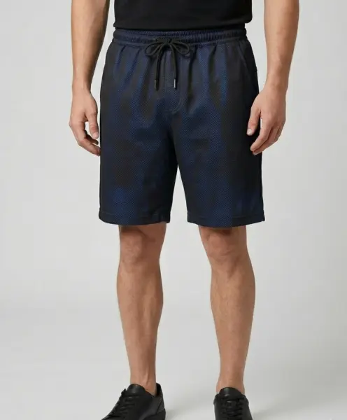 Desenli Unisex 3'lü Unisex Şort Seti