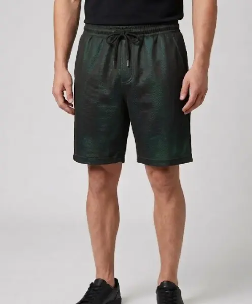 Desenli Unisex 3'lü Unisex Şort Seti